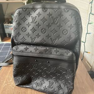 Black monogram LV backpack
